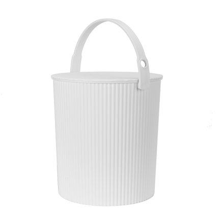 炫彩多功能收纳桶 白色 10L 商品图0
