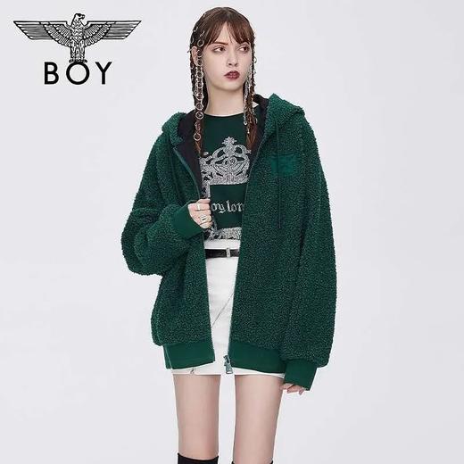 爆款来袭！！ВОY LОNDОN 官网新款，2020 AW秋冬新款重工老鹰刺绣羊羔毛外套 商品图1