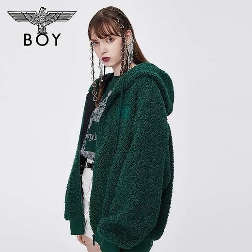 爆款来袭！！ВОY LОNDОN 官网新款，2020 AW秋冬新款重工老鹰刺绣羊羔毛外套 商品图0