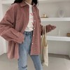 2020秋季新款长袖衬衫女学生宽松韩版灯芯绒衬衣外套显瘦百搭上衣 商品缩略图2