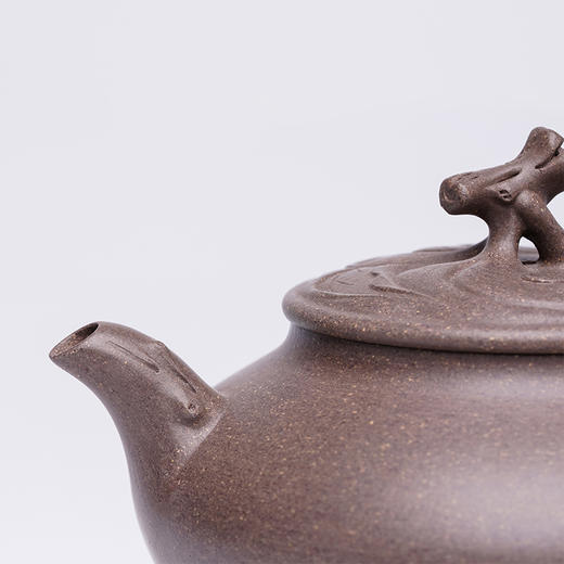 龙德堂陶艺 陈宗宝制 《同气连枝 》 原矿青段 360cc 库存咨询客服 商品图4