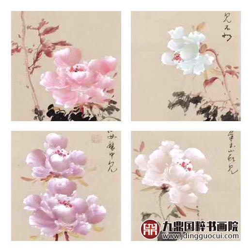 高云鹏《花鸟四条屏》27cm*138cm*4 花鸟四条屏作品 客厅/茶室/书房挂画 商品图4