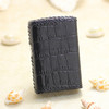 zippo 打火机鳄鱼皮纹压花(黑色皮) 商品缩略图0