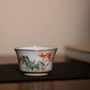茶杯-陶瓷品茗杯-手绘拟古粉彩赤竹杯 商品缩略图0