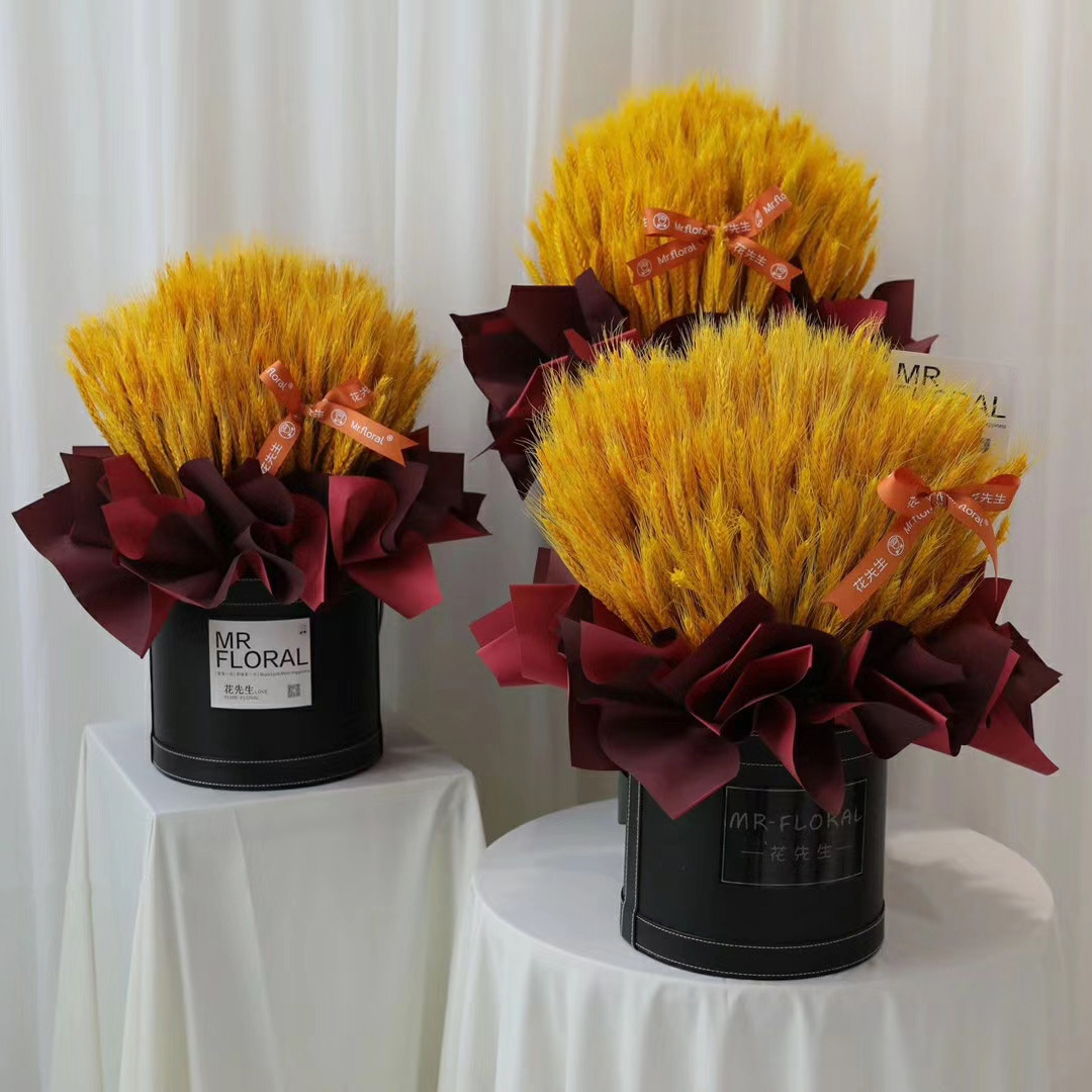 大麦礼花抱抱桶【大麦抱抱桶】开业大吉大卖送朋友同事花店鲜花送货上门