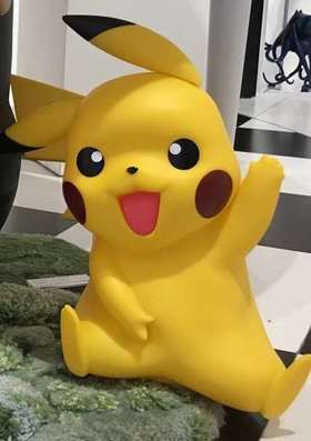 皮卡丘/黄色/坐姿