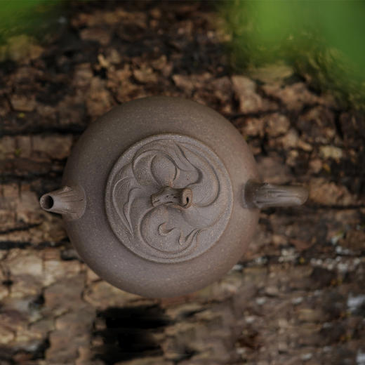 龙德堂陶艺 陈宗宝制 《同气连枝 》 原矿青段 360cc 库存咨询客服 商品图1