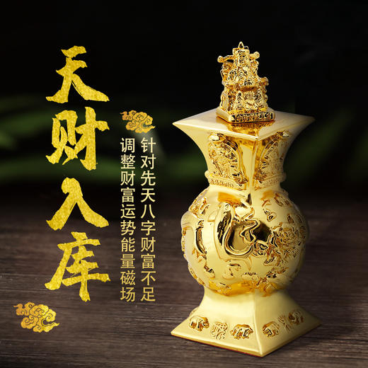 董易奇独家研制旺财旺事业吉祥物/天财入库招财针对个人八字守财 商品图0