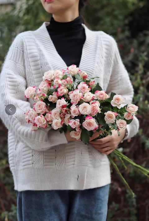 【周四秒杀】A级折射泡泡多头玫瑰5支59.8元 商品图3