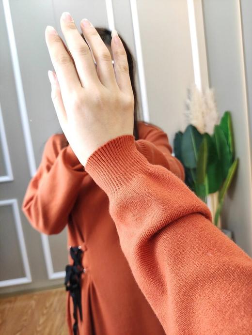 上女绑带针织长裙C9366 商品图5