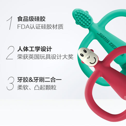英国MatchstickMonkey火柴猴牙胶 (无尾巴款） 商品图5
