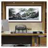 高云鹏《小桥流水春山雅居》96*240cm 山水横幅作品 办公室/客厅挂画 商品缩略图3