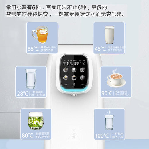 特洁恩净水器家用台上净饮机W13直饮机 免安装 带加热功能 商品图1