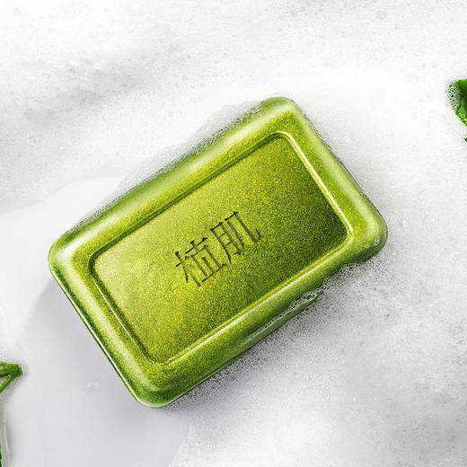 植肌除螨小绿皂，细腻绵柔泡沫，除螨去污，温和洁净，面部/身体可用 商品图2