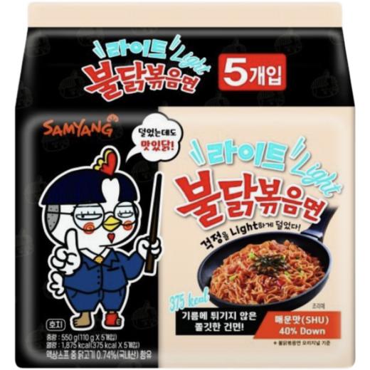 【5连包】三养 微辣辣鸡肉味拌面（非油炸）110g*5   商品图0