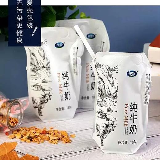 冰川祁牧爱克林纯牛奶（180ml*16袋） 商品图3