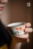 茶杯-陶瓷品茗杯-手绘拟古粉彩赤竹杯 商品缩略图1