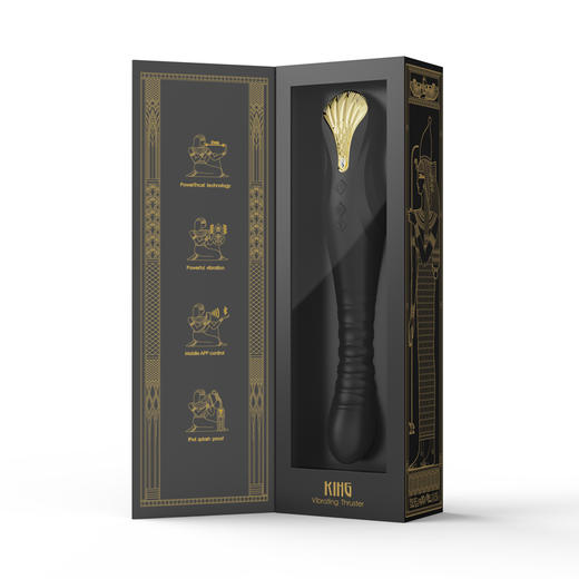 ZALO king伸缩AV震动棒女用智能伸缩按摩器 商品图3