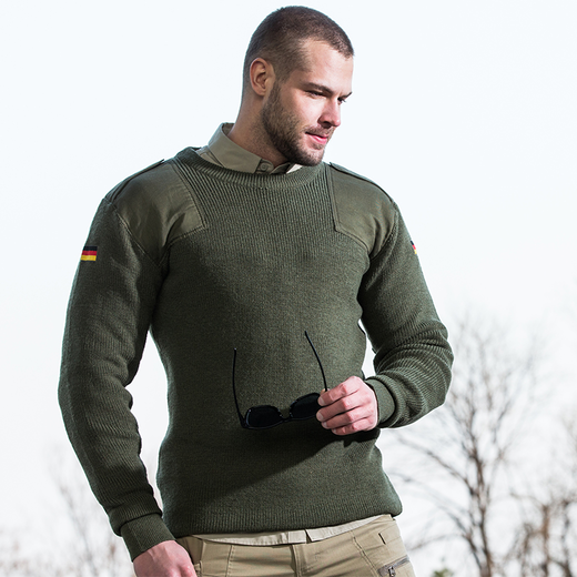 德军毛衣 男士军迷毛衣 欧洲进口