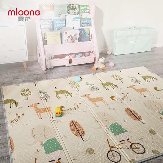 195*148*1CM曼龙婴儿童爬爬垫XPE宝宝家用爬行垫加厚客厅可折叠垫 商品图1