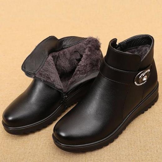 YF-182秋冬季保暖中老年休闲防滑妈妈鞋棉鞋 商品图3