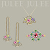 【缤纷】【21天定制】JULEEJULEE茱莉茱莉 18K金  钻石 戒指 吊坠 耳环 套装 商品缩略图1