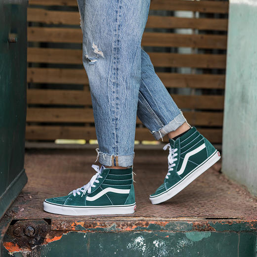 VANS   Sk8-Hi  新款男女情侣休闲高帮休闲滑板鞋VN0A4U3C 商品图2