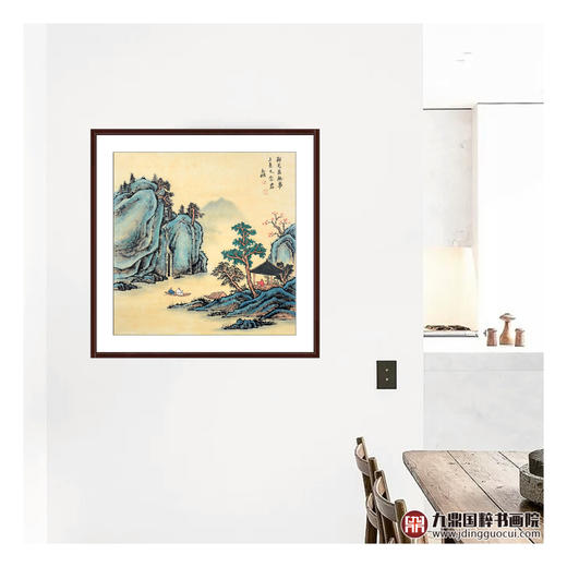 侯志明《山水作品》68*68cm 山水斗方作品 茶室/客厅挂画 商品图2