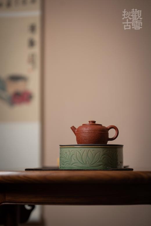 茶道配件-壶承-集观宋莲纹锡盖茶船 商品图9