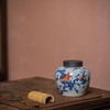 观云拟古青花斗彩多子多福锡盖茶仓 商品缩略图0