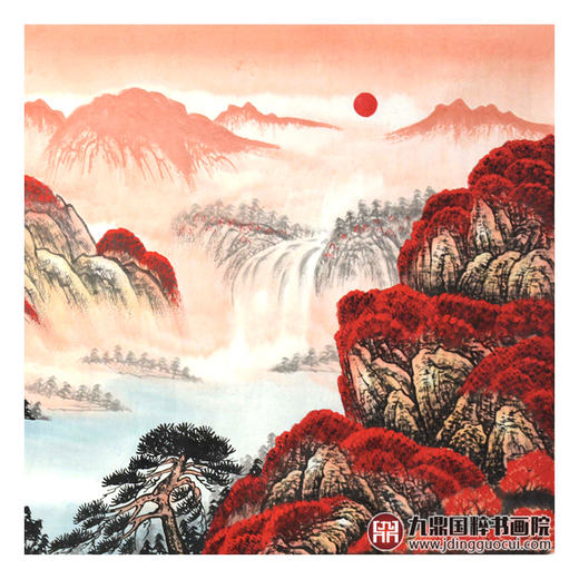 侯志明《鸿运当头》68*178cm 山水横幅作品 茶室/客厅挂画 商品图6