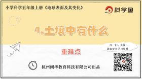 5.3.4《土壤中有什么》重难点提升课程
