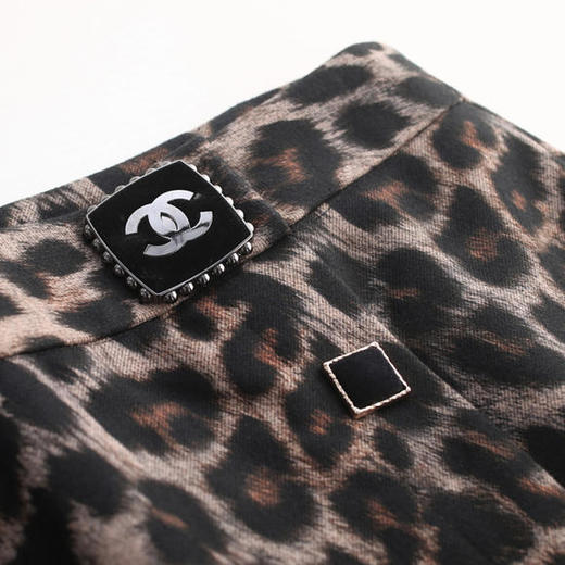 豹纹半身裙，显瘦包臀裙直筒裙MYX-7877 商品图3