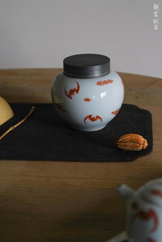 茶道配件-茶叶罐-福运锡口茶仓 商品图1