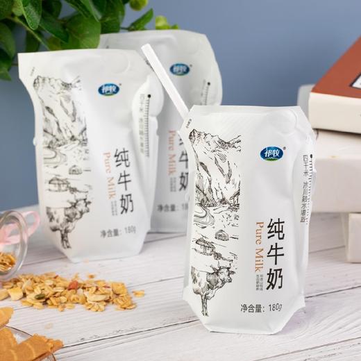 冰川祁牧爱克林纯牛奶（180ml*16袋） 商品图0