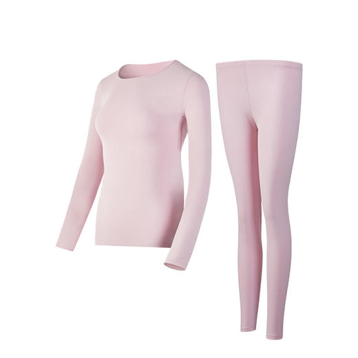 雅黛丽 保暖内衣精梳棉圆领保暖套装保暖内衣秋衣裤保暖女士套装YL01501 商品图1