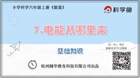6.3.7《电能从哪里来》基础课程