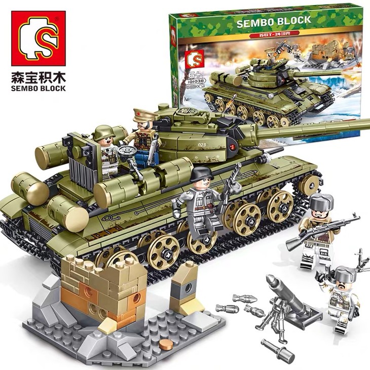 魁拔森宝钢铁帝国拼装积木101038