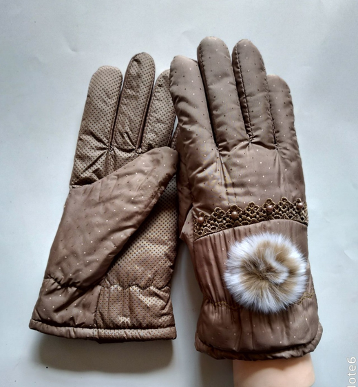 秋冬大棉冬加绒加厚防风防寒保暖分指布手套sm-其他