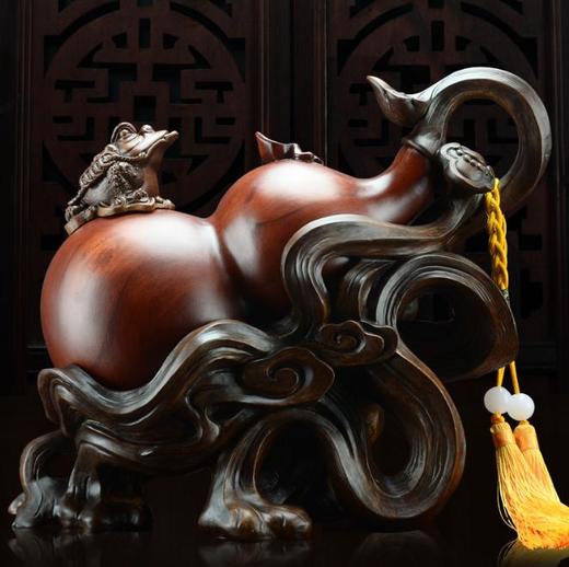 【家居摆件】*中式葫芦摆件 家居树脂工艺品摆件 商品图1