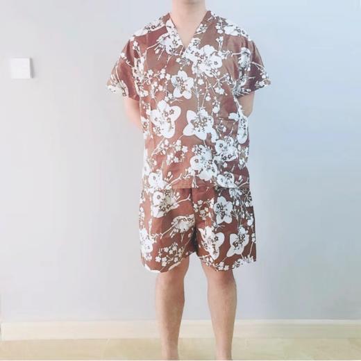 涤棉桑拿服  套头款 男士桑拿服 一次性桑拿服 男士套头款 商品图1