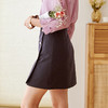 欧芮儿高腰显瘦不规则半身裙女修身复古百搭a字短裙 商品缩略图3