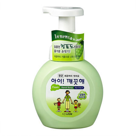 CJ抗菌洗手液青葡萄250mlCJ아이깨끗해청포도/용기250ml 商品图0