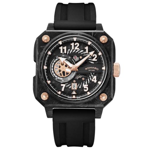 Romago SWISS 碳霸系列腕表 坦克黑色 RM097-BKRG 商品图1