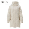 NEELLY/纳俪冬季新款连帽宽松中长面包服羽绒服厚外套韩版女ND1909CGL615 商品缩略图4