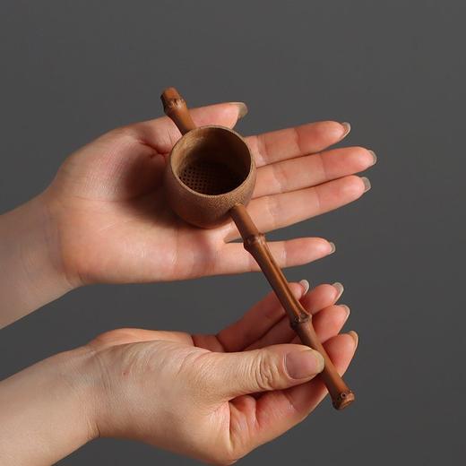 茶道配件-茶漏-日式竹鞭茶漏 商品图1