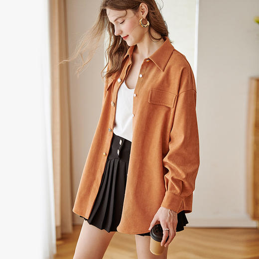 欧芮儿高腰显瘦黑色百褶半身裙女冬季新品韩版百搭a字短裙ins 商品图1