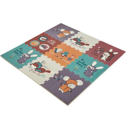 【9片装】曼龙宝宝爬行垫拼接拼图加厚婴儿xpe爬爬垫儿童泡沫地垫 商品图4