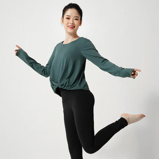 【现货秒发】壁虎瑜伽2020【睡莲】轻柔宽松长袖瑜伽T恤（无胸垫） 商品图4