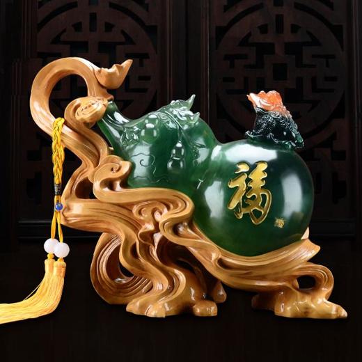 【家居摆件】*中式葫芦摆件 家居树脂工艺品摆件 商品图2